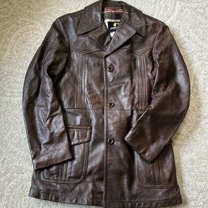 Vintage Mac Mor Leather Jacket 38